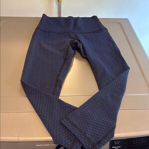 lululemon athletica Black and Blue Leggings
